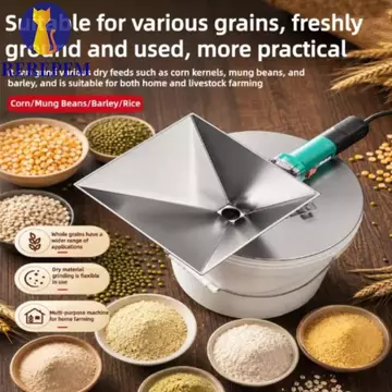 Máy mài thức ăn MARTIN1, Máy mài ngô đế sửa đổi bằng thép không gỉ, Thức ăn chăn nuôi có màn hình Máy mài DIY Máy mài nhỏ Máy mài hạt mài lúa mì