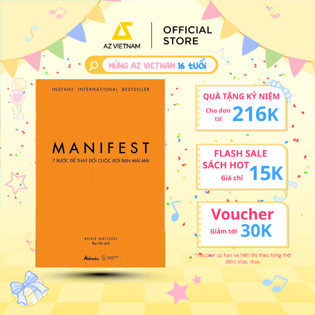 Sách - MANIFEST - 7 Bước Để Thay Đổi Cuộc Đời Bạn Mãi Mãi