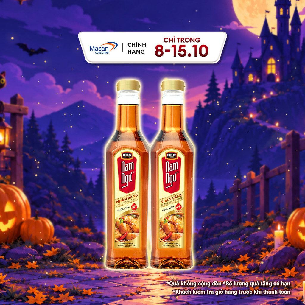 Combo 2 Nước Mắm Nam Ngư Nhãn Vàng Chai 650ml