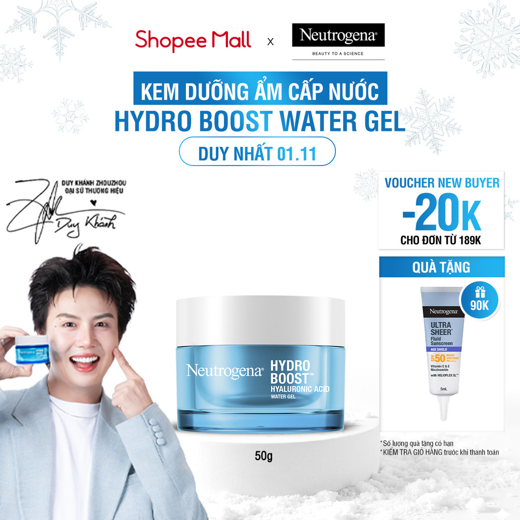 Kem dưỡng ẩm cấp nước Neutrogena® Hydro Boost Hyaluronic Acid Water Gel (50g)