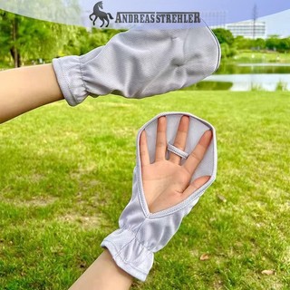 Onetimingfine Mùa Hè Chống Tia UV Găng Tay Thoáng Khí Mỏng Nam Nữ Găng Tay Thể Thao Ngoài Trời Găng Tay Đi Xe Đạp Găng Tay Tay VN