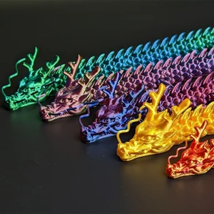 Tượng rồng in 3D 22CM - Phong cách trung cổ tưởng tượng - Nhựa PLA - Trang trí bàn làm việc - Đồ chơi quà tặng cho trẻ em