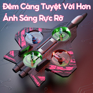 Máy Bay Chiến đấu Tạo Bọt điều Khiển Từ Xa,Chống Nước Và Chống Va đập,Thiết Kế Bốn động Cơ,Quà Sinh Nhật Cho Bé Trai