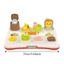QEARY Baby Pop Up Montesorri Đồ chơi, Ẩn và Tìm kiếm với các nút Hộp chuyển đổi Peekaboo, Chủ đề động vật bằng nhựa linh hoạt Học tập sớm Hộp đồ chơi động vật tương tác cho trẻ em Trẻ mới biết đi