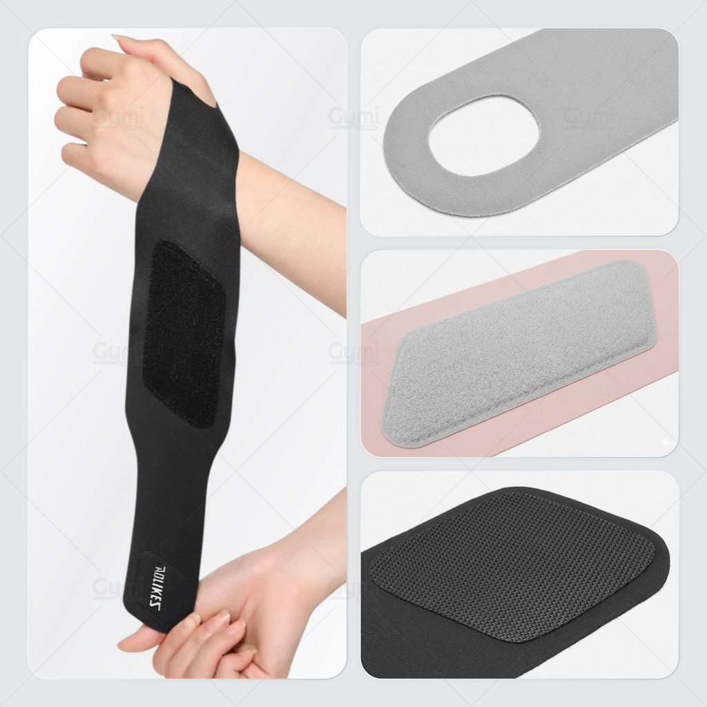 [1 Chiếc] Băng Quấn Cổ Tay Aolikes 7935 - Siêu Mỏng, Hỗ Trợ Cố Định Gym, Yoga, Bóng Rổ, Pickleball - AL7935