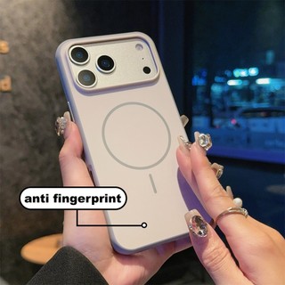 Ốp điện thoại từ tính 2 trong 1 màu cam vũ trụ mới chống sốc cho IPhone 17 Pro Max 17 Air 12 13 14 15 16 Pro Max Vỏ mờ chống vân tay
