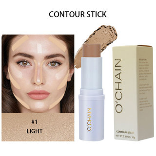 OCHAIN Facial Concealer Stick Sửa đổi Contour Giữ Trang điểm Chống thấm nước Cố định Kem che khuyết điểm Stick Kem che khuyết điểm ba chiều tự nhiên