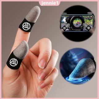 1 / 2 Cặp Đầu ngón tay phát sáng Trò chơi chống mồ hôi Tay áo ngón tay Màn hình cảm ứng chống trượt Găng tay ngón tay cái Găng tay cảm ứng di động nhạy cảm thoáng khí cho trò chơi PUBG [jennie1.vn]