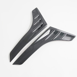 Dành Cho Mitsubishi Xforce Outlander Sport 2025 2026 ABS Sợi Carbon Trước Fender Ốp Lưng Phía Sau Lông Mày Bao Viền Kiểu Dáng Xe