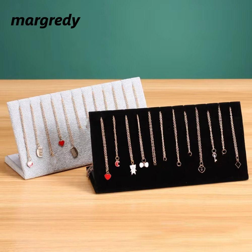 Giá đỡ trưng bày vòng cổ MARGREDY, Giá đỡ bông tai đơn giản hình chữ L, Dụng cụ tổ chức bông tai bền bỉ dung tích lớn sang trọng