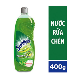 Nước rửa chén Sunlight chai 400gram nhiều hương
