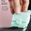 FAVORITEGOODS Lược cắt tóc, Lưỡi dao có thể thay thế Công cụ tông đơ cắt tóc 2 trong 1, Lưỡi dao có thể điều chỉnh hai mặt di động Lược làm tóc DIY Đồ dùng tạo kiểu tóc
