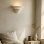 Đèn tường thạch cao hai lớp phong cách Wabi-sabi Nhật Bản, Đèn treo tường Led cổ điển của Mỹ, Thích hợp cho lối đi, cầu thang và đèn trang trí mộc mạc — ảnh 5