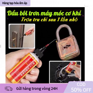 Dầu máy làm trơn ổ khóa máy móc quạt điện đa năng chống gỉ sét hiệu quả công thức không mùi an toàn khi sử dụng