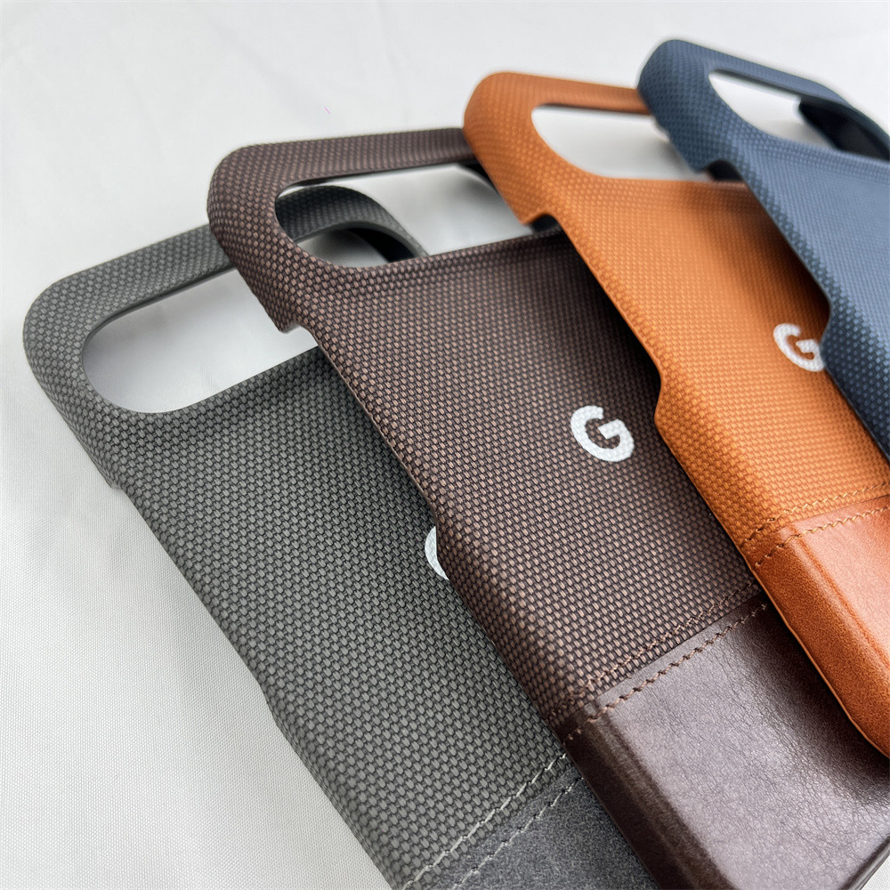 Ốp Điện Thoại Da Vải Lanh Cotton Mờ Sang Trọng Cho Google Pixel 10 9 Pro XL 10 9 8 Pro 8A Thời Trang Đơn Giản Chống Sốc Bảo Vệ