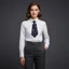 YOI Unisex Polyester Tie Trọng lượng nhẹ Cà vạt thoáng khí cho những dịp chuyên nghiệp