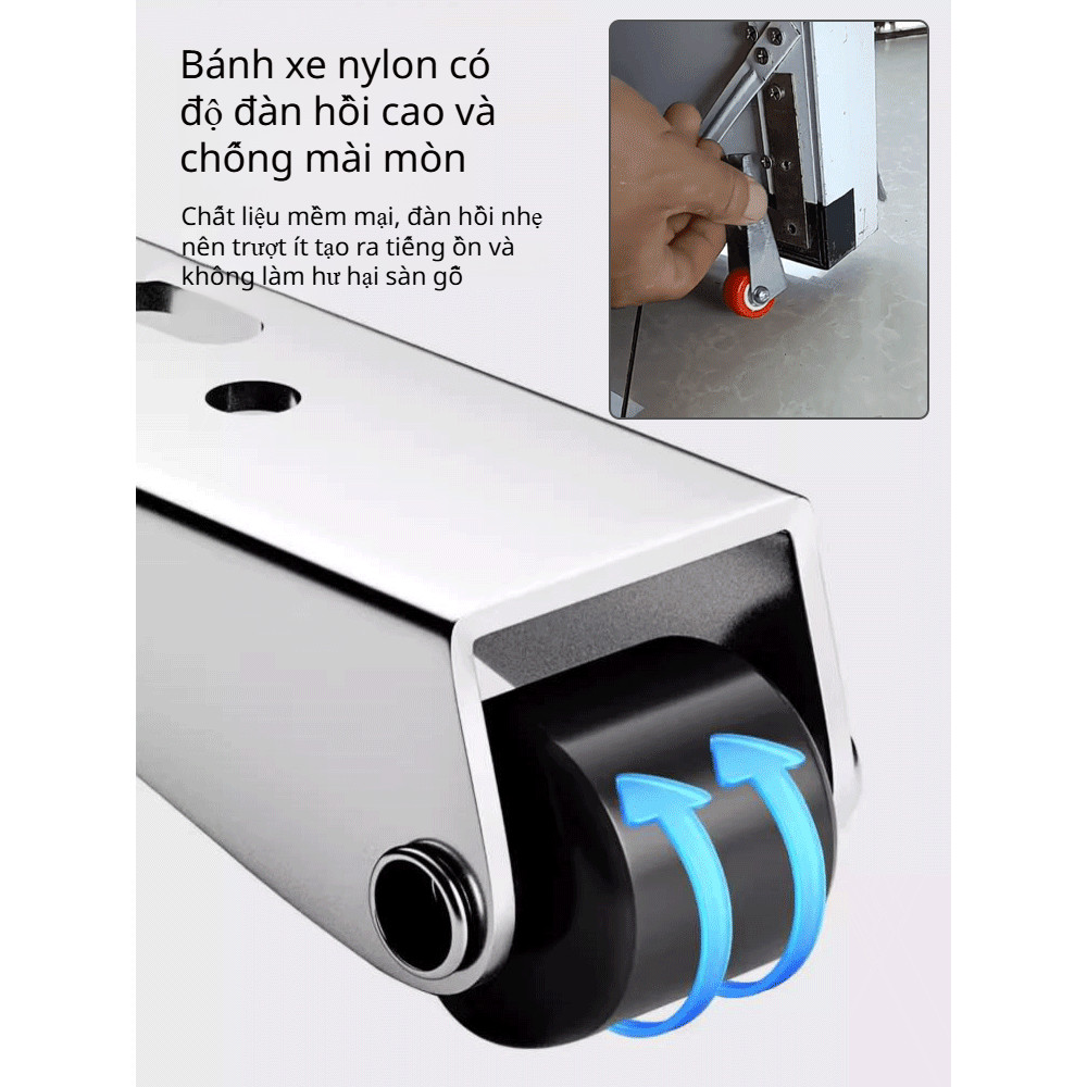 🔥Ròng rọc im lặng cửa rủ xuống / bánh xe vạn năng định hướng giá đỡ dày / bánh xe dẫn hướng cửa trượt dọc