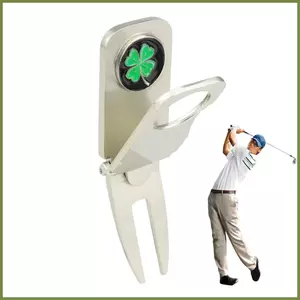 Divot Dụng Cụ Và Bóng Bút Đánh Dấu Golf Xanh Dụng Cụ Sửa Chữa Golf Thuốc Lá Giá Đỡ Xe Golf Đa Năng Golf Divot Dụng Cụ kouvn