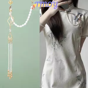 TMOY Nữ Hanfu Vintage Trang Trí Trang Trí Tinh Tế Niche Thiết Kế Thanh Lịch Retro Sườn Xám Phụ Kiện TMOY