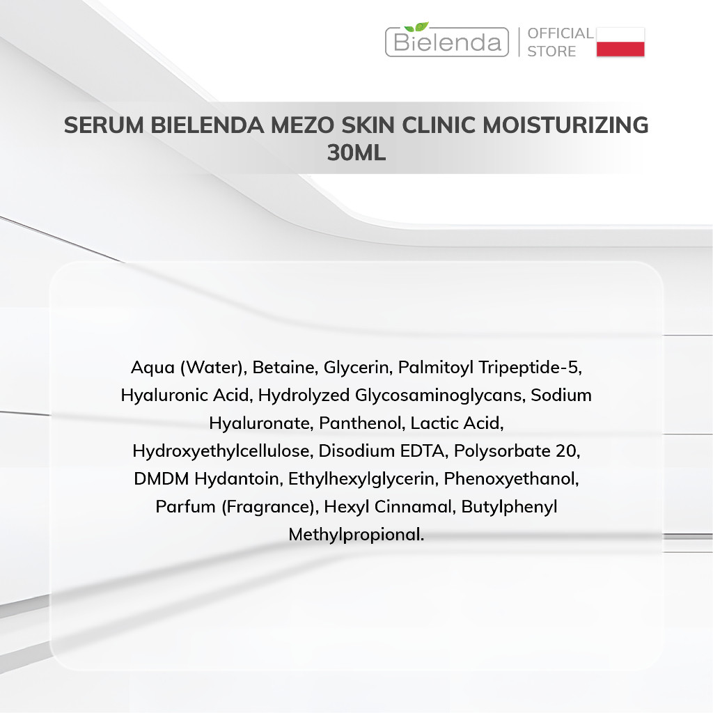 Serum Bielenda Skin Clinic Moisturizing cấp nước, dưỡng ẩm, làm da căng bóng 30ml