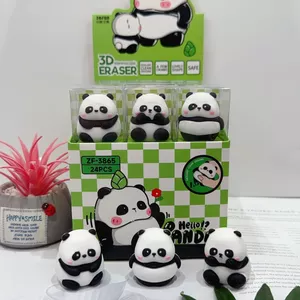 3d Tẩy Hình Gấu Trúc Thiết Kế 1 Dễ Thương Mới Lạ Hình Dạng Kháng Cáo Cho Trẻ Em Làm Sạch Hiệu Quả Mà Không Mờ Đơn BAPI