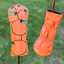 GOLF Club Cap Cover Màu Sắc Tươi Sáng Cam Câu Lạc Bộ Đầu Vỏ Bảo Vệ Câu Lạc Bộ Bằng Gỗ Bao GOLF Tiếp Liệu Phụ Kiện