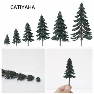 CATIYAHA 10 / 20 / 30 Cái Cây Tuyết Tùng Cho O H Cân DIY Bố Trí Chống Đỡ Phong Cảnh Xanh