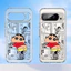 Ốp điện thoại trong suốt cứng "Shinchan dễ thương" cho Google Pixel 10 Pro XL 10A Pixel 9 / 8 / 7 Pro Pixel 9Pro 8 Pro 7A Vỏ Google chống sốc