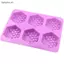 Khuôn silicon xà phòng thủ công 3D Khuôn silicon hình con ong 6 mảnh DIY Khuôn xà phòng thủ công Khuôn làm bánh Honeb DIY tự làm [VN]