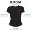 BOOM Áo Baby Tee Nữ Cotton Ôm Body-Áo Thun Ngắn Tay Y2K In Hình PhongCách Mùa Hè, Cổ Tròn Hàng Đầucách hàn quốc phong754