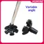 JASMINE 19 / 22mm Gậy Tự Đứng Bảo Vệ Cuối Bao Eldder Đi Bộ Sti Cao Su Chống Trơn Trượt Miếng Lót Cuối Đáy Nắp Hình Đầu Thay Thế JASMINE
