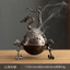 Yunlong Turui Hương Đốt Đĩa Hợp Kim Lư Hương Xiaoxiangyun Bột Chống Dính Gỗ Đàn Hương Đốt Retro Rỗng Hương Đốt Đồ Trang Trí 7.2