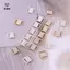 10 Cái 10 * 15MM Đầu nối Bikini đính đá Bule Dây chuyền hợp kim Đồ bơi Trang trí Kim cương giả Bule Phụ kiện trang sức DIY [Mina]