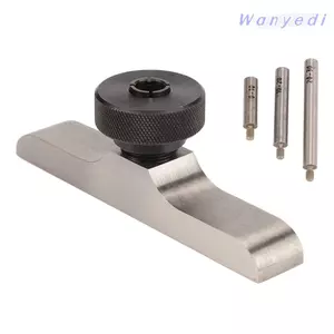 Giá đỡ micromet độ sâu WANYEDI, 103x17mm (4.1x0.7in) Đế chỉ báo mặt số độ sâu kẹp ổn định, Giá đỡ đồng hồ đo độ sâu núm ren bằng thép không gỉ ổn định Đo lường công nghiệp