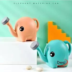 DWEL 2500ml Làm Vườn Ngoài Trời Cho Trẻ Em Tưới Cây Tưới Rắc Voi Nhà