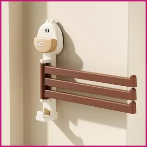 Kệ Hút Xoay Quần Áo Sấy Có Thể Điều Chỉnh Không Rỉ Cần Hút Khăn Phòng Tắm Cho Ban Công shopidaevn