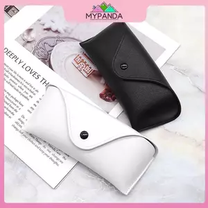 MYPANDA 1 Hộp đựng kính da bền Hộp đựng kính râm Túi đựng kính mắt Hộp đựng kính mắt di động nhẹ Hộp đựng kính mắt chống trầy xước Quà tặng.