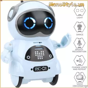 Đồ chơi tương tác bằng giọng nói MONOSTYLE, Robot thông minh đa chức năng âm nhạc năng động, Robot bỏ túi đối thoại tương tác nhảy múa