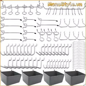 MONOSTYLE 80 CÁI Bộ lưu trữ các loại, Móc chốt kim loại, Thùng chốt