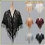 MONOSTYLE Evening Prom Cape Cosplay Áo choàng quấn phụ kiện đám cưới có tua rua
