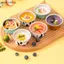 AA 10 Chiếc 50ml Chịu Nhiệt Độ Có Thể Tái Sử Dụng Giấy Nhôm Nướng Bánh Có Nắp Pudding Nhỏ Tart Tins Bánh Ngọt Bộ Dụng Cụ Làm Bánh VN