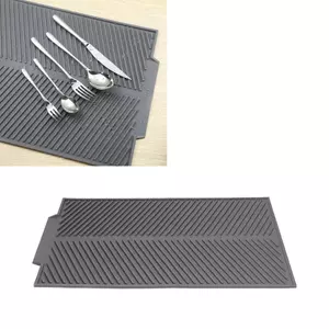 Thảm sấy bát đĩa bằng silicon Tấm cách nhiệt đa năng hàng đầu cho nhà bếp sử dụngLớn