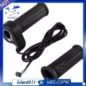 1 Cặp E Xe Đạp Full Xoắn Tay Ga 12V-72V 3 Pin Tay Ga Tay Cầm 20X Cho Xe Đạp Điện Xe Đạp Xe Máy