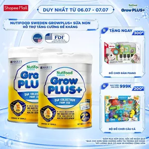 Combo 2 Sữa non GrowPLUS+ (vàng) trên 2 tuổi Singapore tăng cường hệ miễn dịch và hấp thu chất dinh dưỡng (2lon x Lon 80