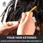 Afro Kinky Số Lượng Lớn Xoăn Xoắn Tóc 10 Inch Afro Xoăn Số Lượng Lớn Tóc Con Người Bện Tóc Dành Cho Nữ Mới