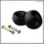 2 CÁI DECK WHEELS Bánh xe sàn 5 inch và Bu lông trục cho / Đi trên máy cắt cỏ Máy làm vườn
