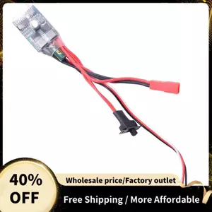 Bộ điều khiển tốc độ chải 10A ESC cho 1 / 12 1 / 16 1 / 18 1 / 24 1 / 28 RC Xe bánh xích C24 B16 B24 B36 K989 Thuyền RC