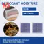 2 Chiếc Màu Xanh Nhọn Silica Gel Hút Ẩm Cho Hộp Hấp Thụ Có Thể Tái Sử Dụng