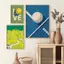Đơn Giản Tranh Sơn Dầu tennis Thư Pháp Poster Không Khung Tranh Canvas Cho Trang Trí Tường Phòng Gia Đình