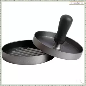 Burger Press Patty Maker với 100 giấy tờ Patty, khuôn Hamburger nhôm chống dính để nấu nướng BBQ cho cắm trại nhà bếp